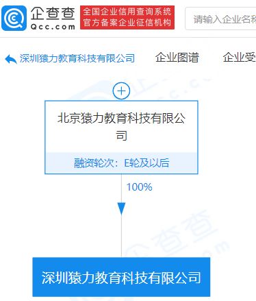 猿輔導(dǎo)成立教育科技新公司，經(jīng)營(yíng)范圍含廣播電視節(jié)目制作